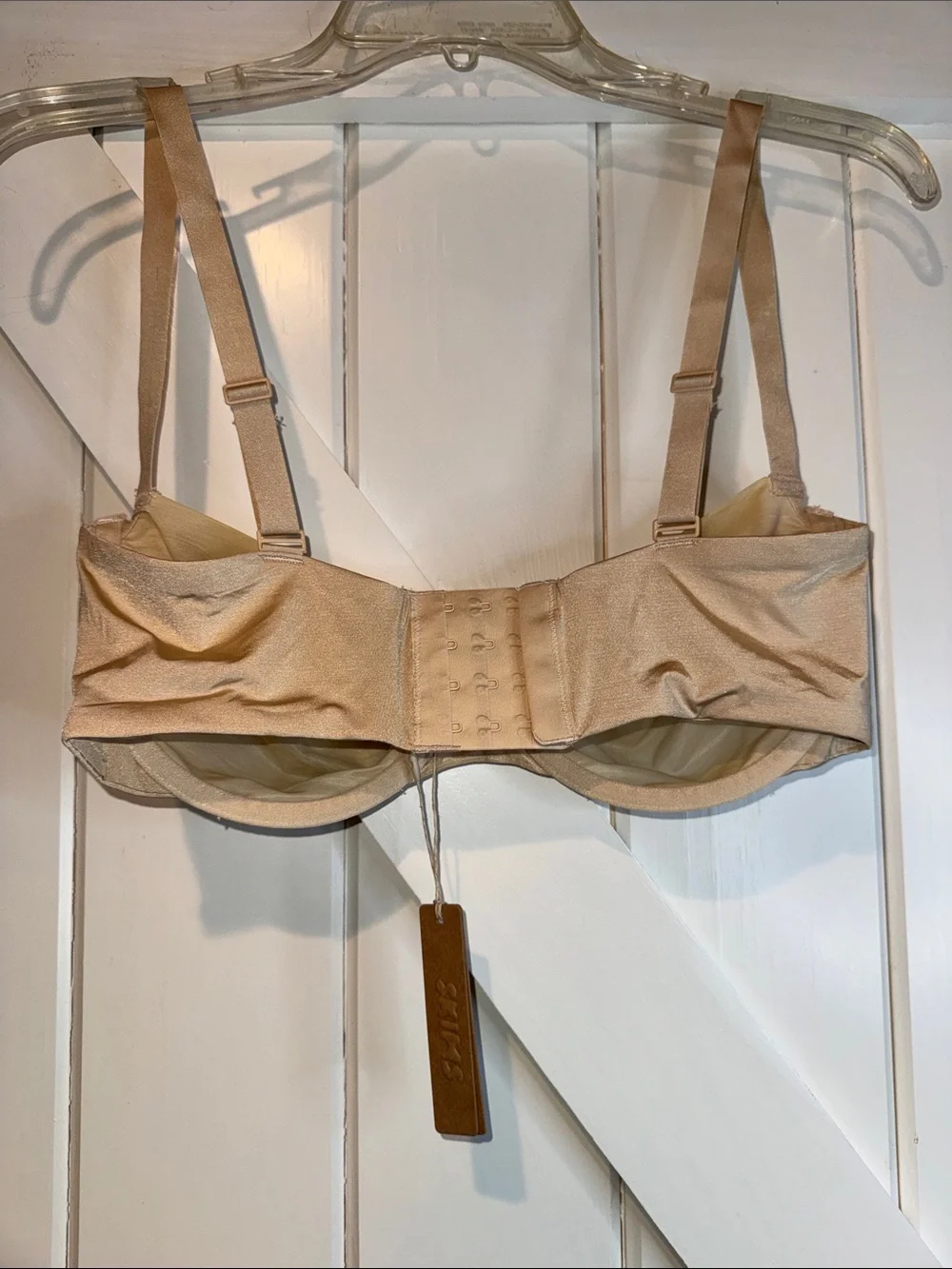 SKIMS Sheer Underwire Bra in Beige - Picture 5 of 8